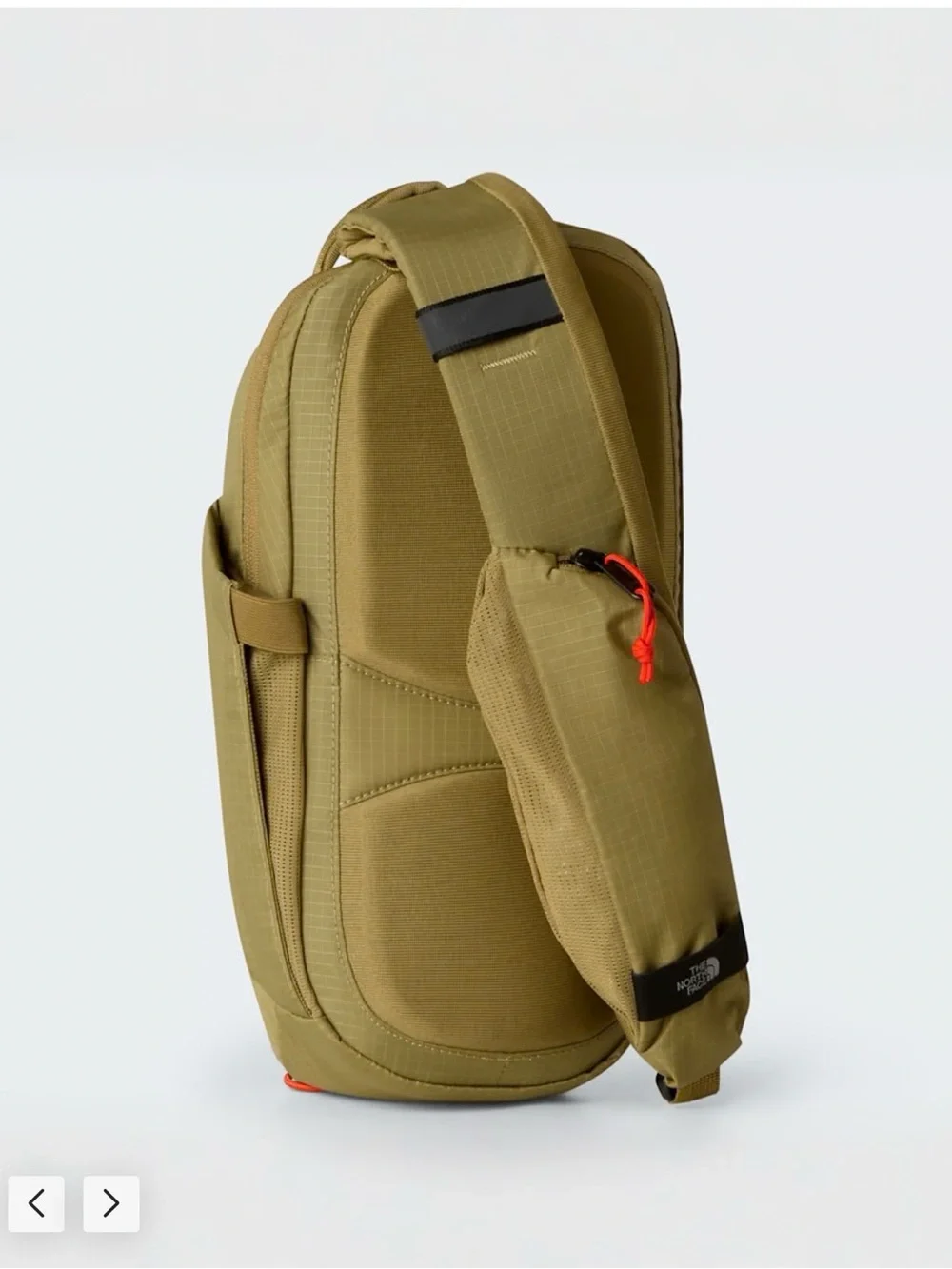 The North Face Borealis Sling Bag Cedar-Lava with Red Detail NWT